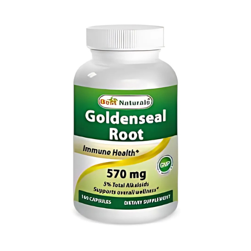 Best Naturals Goldenseal Root 570 mg (Non-GMO) 100 Capsules (100 Count (Pack of 2))