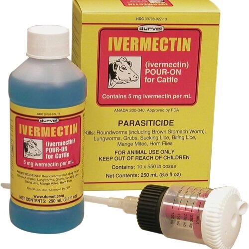 Durvet Ivermectin Pour On Dewormer 250mL