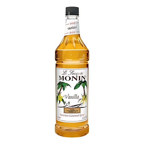 Monin - Vanilla Syrup, Versatile Flavor, Great for Coffee, Shakes, and Cocktails, Gluten-Free, Non-GMO (1 Liter)