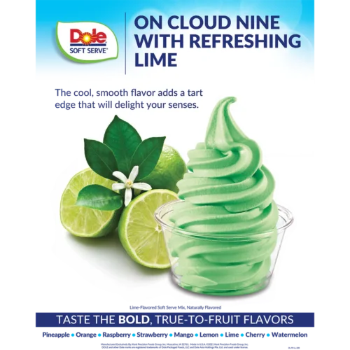 Dole Soft Serve Mix - Lime- Bag (4.4 lbs)