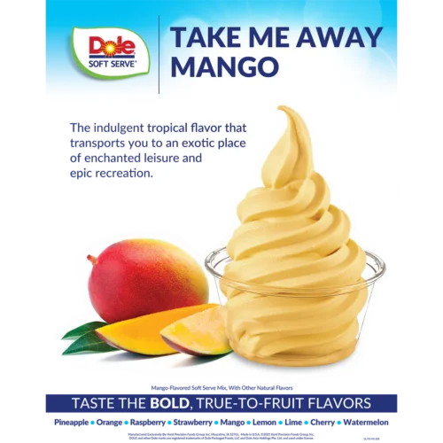 Dole Soft Serve Mix - Mango - Bag (4.4 lbs)