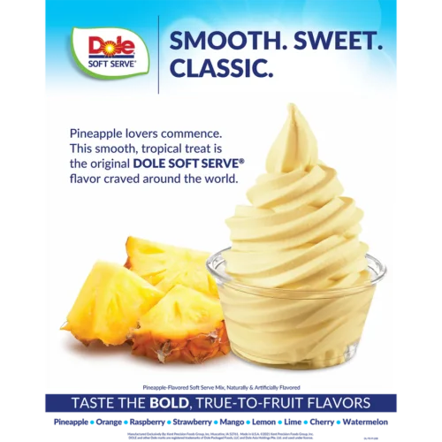 Dole Soft Serve Mix - Pineapple - Bag (4.4 lbs)